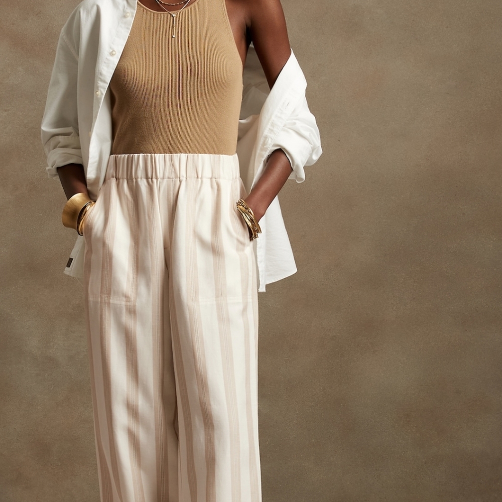 Gorgeous Pinstripe Wide Leg Pants